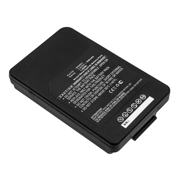 Autec MHM03 / R0BATT00E11A0 accu (3.6 V, 500 mAh, Ni-Mh, 123accu huismerk)  AAU00167 - 1