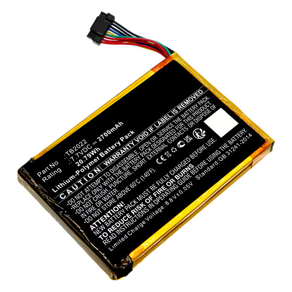 Autel TB2022 accu (2700 mAh, 123accu huismerk)  AAU00212 - 1