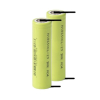 2 stuks: BAK 18650 batterij met soldeerlippen (3.7 V, 2900 mAh, 8.25A)