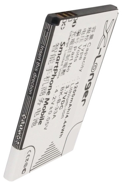 BBK BK-B-33A accu (1200 mAh, 123accu huismerk)  ABB00012 - 1