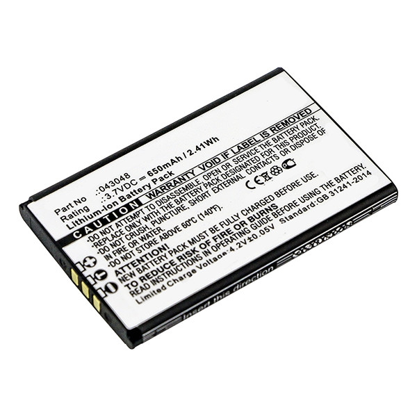 BT 43048 accu (650 mAh, 123accu huismerk)  ABT00009 - 1