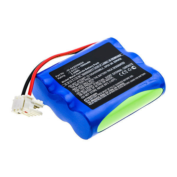 B Braun NI-AA2000MAH accu (3.6 V, 1500 mAh, 123accu huismerk)  ABB00093 - 1