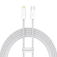 Baseus Dynamic Series USB-C kabel 2 meter (20W, Wit)  ABA00189