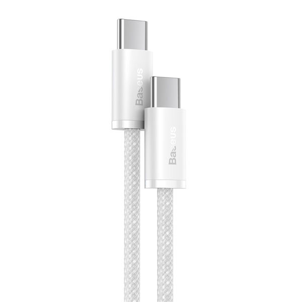 Baseus Dynamic Series USB-C naar USB-C kabel 1 meter (100W, wit)  ABA00190 - 2