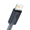 Baseus Dynamic Series USB naar Lightning kabel 1 meter (2.4A, grijs)  ABA00191 - 3