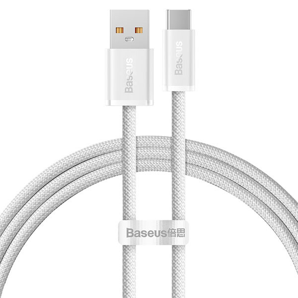 Baseus Dynamic Series USB naar USB-C kabel 1 meter (100W, wit)  ABA00194 - 1