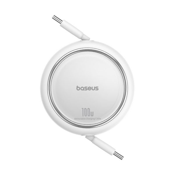 Baseus Free2Draw Mini USB-C naar USB-C kabel 1 meter (100W, wit)  ABA00209 - 1