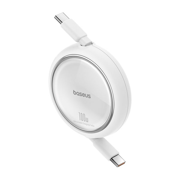 Baseus Free2Draw Mini USB-C naar USB-C kabel 1 meter (100W, wit)  ABA00209 - 2