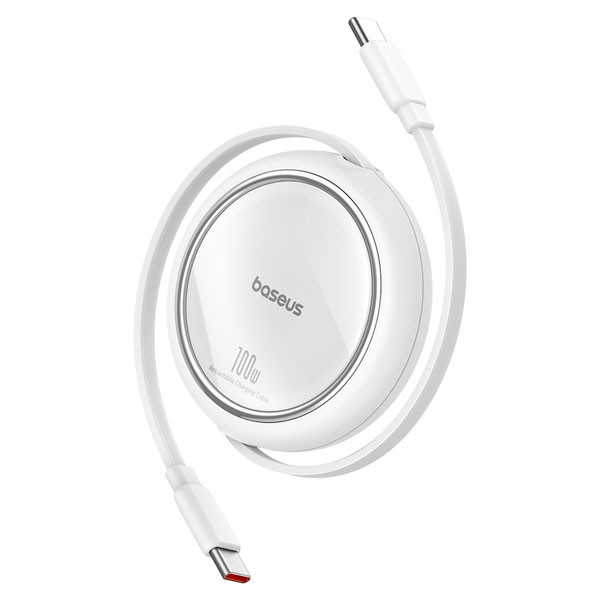 Baseus Free2Draw Mini USB-C naar USB-C kabel 1 meter (100W, wit)  ABA00209 - 3