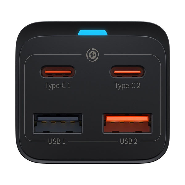 Baseus GaN3 Quick Charger 65W (2x USB QC4.0, 2x USB-C PD3.0)  ABA00134 - 5