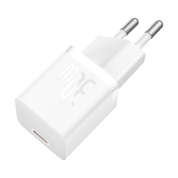 Baseus GaN5 Fast Charger USB-C (30W, wit)  ABA00236 - 4