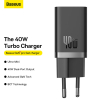 Baseus GaN5 Pro Fast Charger USB-C (40W, zwart)  ABA00159 - 8