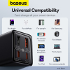 Baseus GaN6 Pro Fast Charger 2x USB-C en 2x USB-A (65W, zwart)  ABA00235 - 4