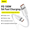 Baseus Superior Fast Charging USB-C naar USB-C kabel 1 meter (100W, wit)  ABA00229 - 4