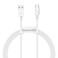 Baseus Superior Fast Charging USB naar USB-C kabel 1 meter (66W, wit)  ABA00230