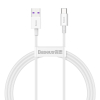 Baseus Superior Fast Charging USB naar USB-C kabel 1 meter (66W, wit)  ABA00230 - 1