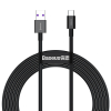 Baseus Superior Fast Charging USB naar USB-C kabel 2 meter (66W, zwart)