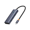 Baseus UltraJoy 5-poorts Hub USB-C naar HDMI en 3x USB-A (grijs)  ABA00187 - 2
