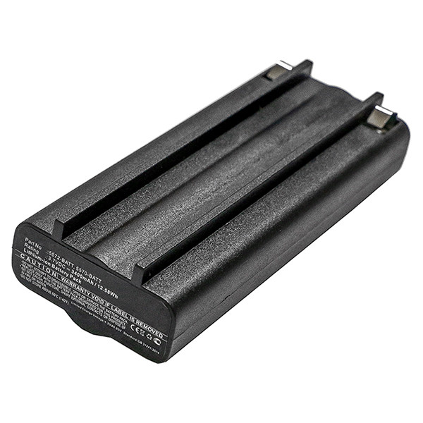 Bayco 5570-BATT / 5572-BATT accu (3.7 V, 3400 mAh, 123accu huismerk)  ABA00109 - 1