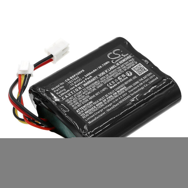 Bissell 163 / 1627238 accu (10.8 V, 3400 mAh, 123accu huismerk)  ABI00090 - 1