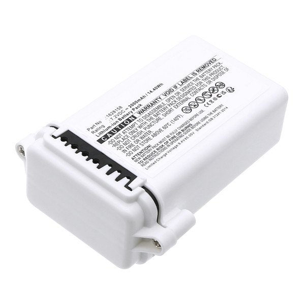 Bissell 23083 / 1628158 / 1629257 accu (2000 mAh, 123accu huismerk)  ABI00092 - 1