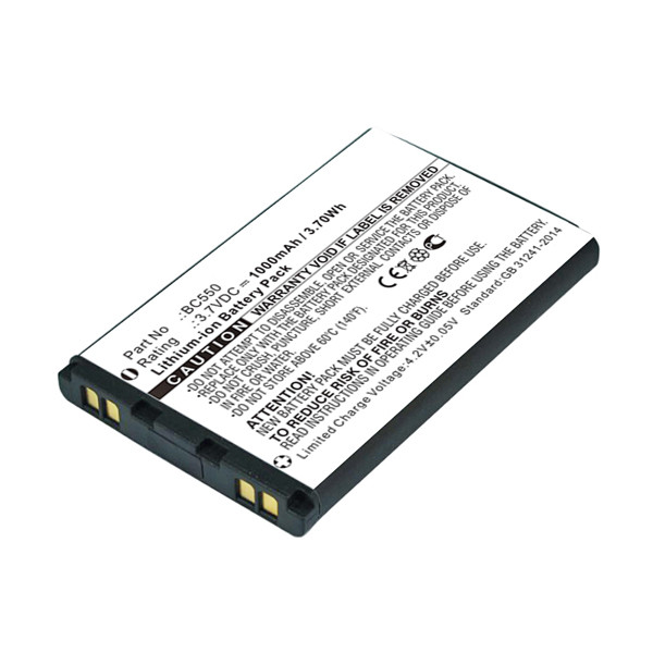 Bitel BC550 accu (3.7 V, 1000 mAh, 123accu huismerk)  ABI00067 - 1