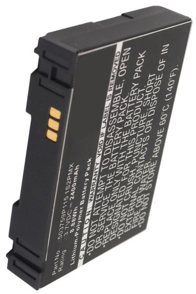 Blaupunkt 503759P115 1S2PMX accu (2400 mAh, 123accu huismerk)  ABL00131 - 1