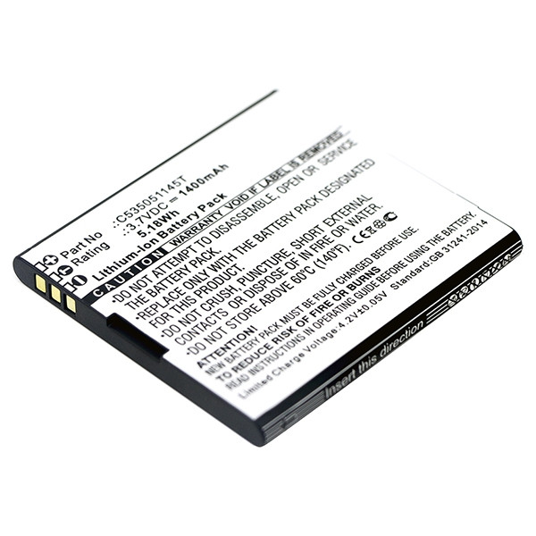 Blu C535051145T accu (1400 mAh, 123accu huismerk)  ABL00301 - 1