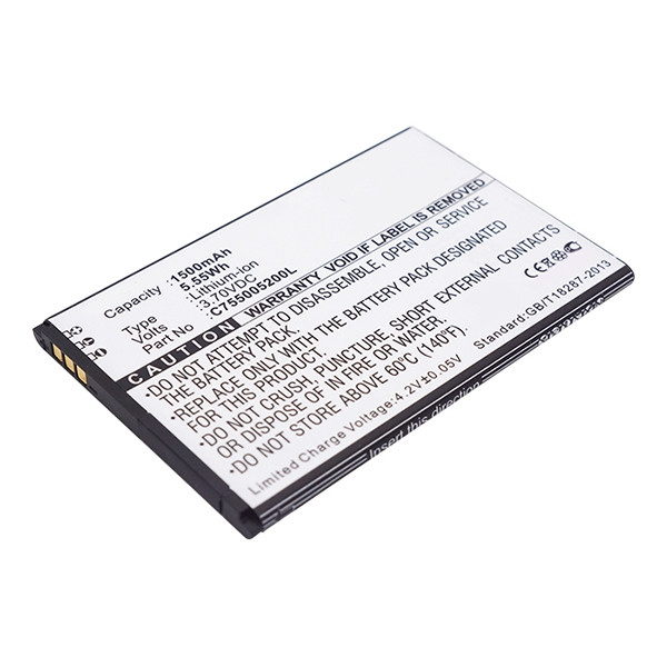 Blu C755005200L accu (1500 mAh, 123accu huismerk)  ABL00236 - 1