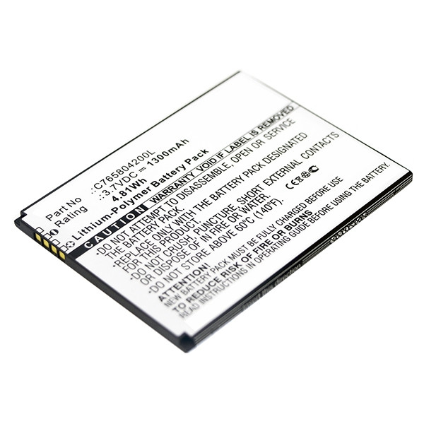 Blu C765804200L accu (1300 mAh, 123accu huismerk)  ABL00305 - 1