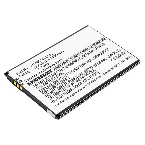 Blu C795344230L accu (2100 mAh, 123accu huismerk)  ABL00317 - 1