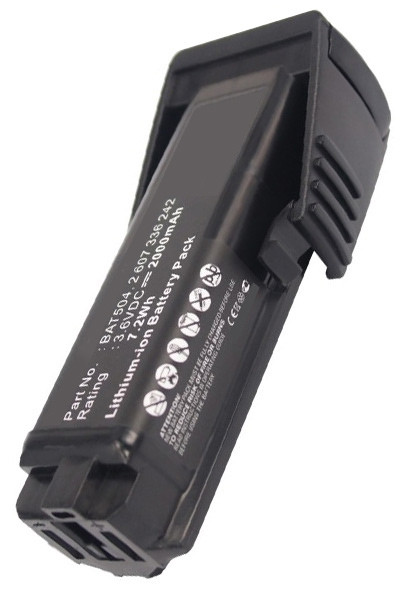 Bosch BAT504 / 2 607 336 242 / BAT504 accu (3.6 V, 2000 mAh, Li-ion, 123accu huismerk)  ABO00062 - 1