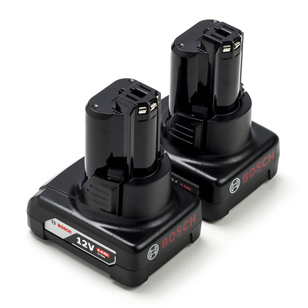 Bosch Starterset: 2x Bosch GBA 12V / 1600A00X7H accu's (12 V, 6.0 Ah, origineel)  ABO00468 - 1