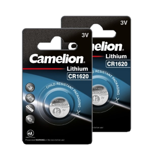 Camelion CR1620 3V Lithium knoopcel batterij 2 stuks  ACA00590 - 1