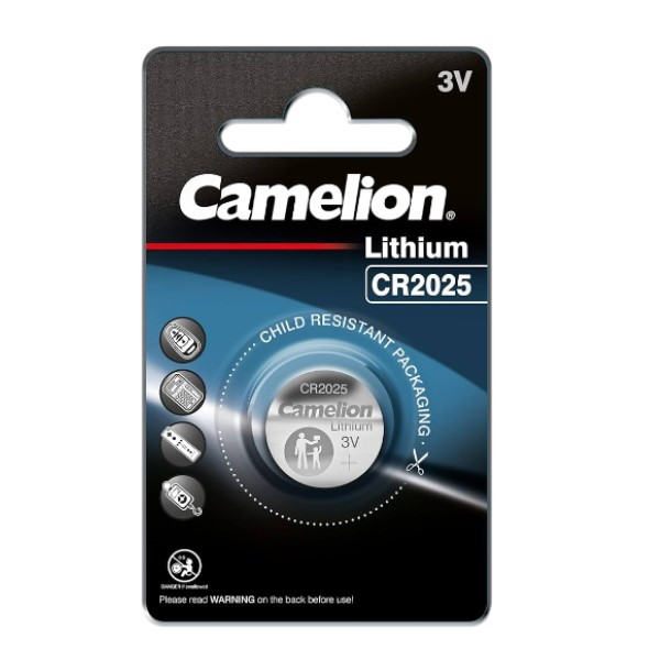 overspringen wijs Vergelijkbaar Camelion CR2025 / DL2025 / 2025 Lithium knoopcel batterij 1 stuk Camelion  123accu.nl