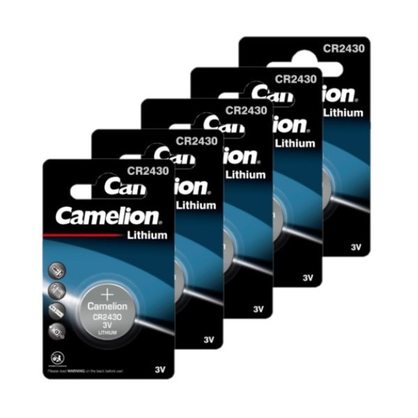 Camelion CR2430 3V Lithium knoopcel batterij 5 stuks  ACA00602 - 1