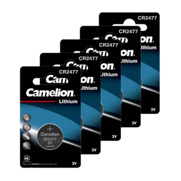 Camelion CR2477 3V Lithium knoopcel batterij 5 stuks  ACA00612 - 1