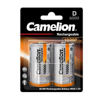 Camelion Oplaadbare D / HR20 Ni-Mh Batterijen (2 stuks, 10000 mAh)  ACA00723