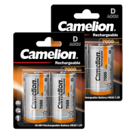 Camelion Oplaadbare D / HR20 Ni-Mh Batterijen (4 stuks, 7000 mAh)  ACA00721