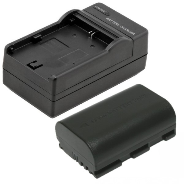 Canon LP-E6 / LP-E6N / LP-E6NH accu + lader (7.2 V, 1600 mAh, 123accu huismerk)  ACA00551 - 1