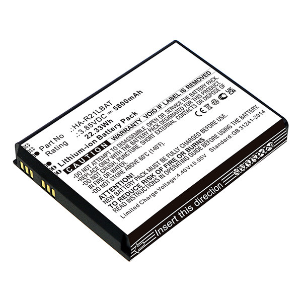 Casio HA-R20bat / HA-R21LBAT accu (5800 mAh, 123accu huismerk)  ACA00575 - 1