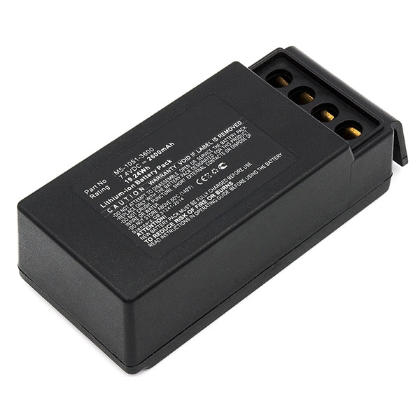 Cavotec M5-1051-3600 accu (7.4 V, 2600 mAh, 123accu huismerk)  ACA00349 - 1