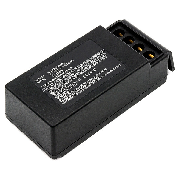 Cavotec M5-1051-3600 accu (7.4 V, 3400 mAh, 123accu huismerk)  ACA00350 - 1