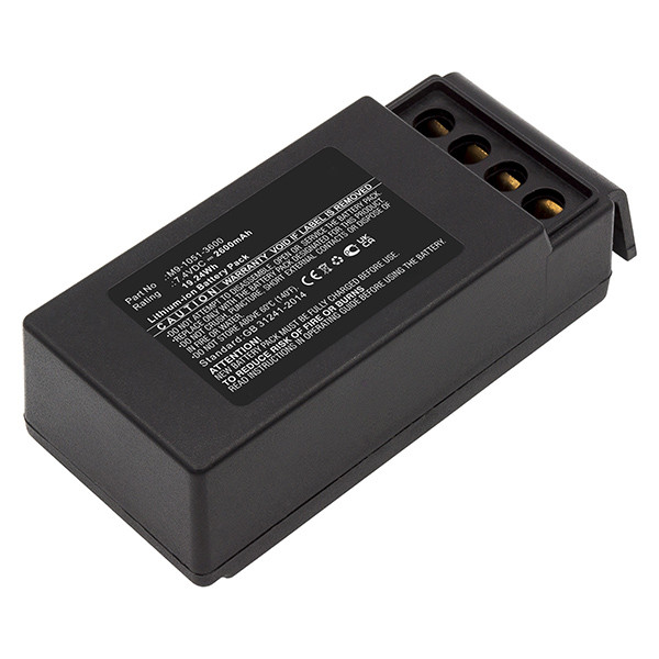 Cavotec M9-1051-3600 / MC-EX-BATTERY3 accu (7.4 V, 2600 mAh, 123accu huismerk)  ACA00532 - 1