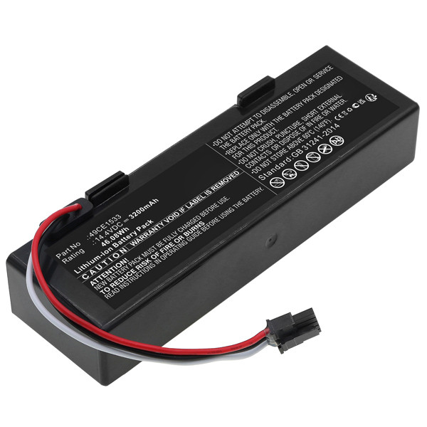 Cecotec 60008 / CRL2191015CR01084 accu (14.4 V, 3200 mAh, 123accu huismerk)  ACE00016 - 1