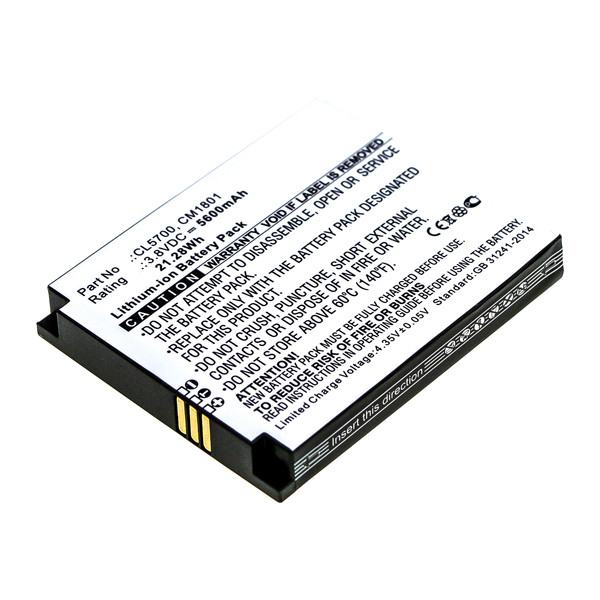 Cilico CL5700 / CM1801 accu (3.8 V, 5600 mAh, 123accu huismerk)  ACI00097 - 1