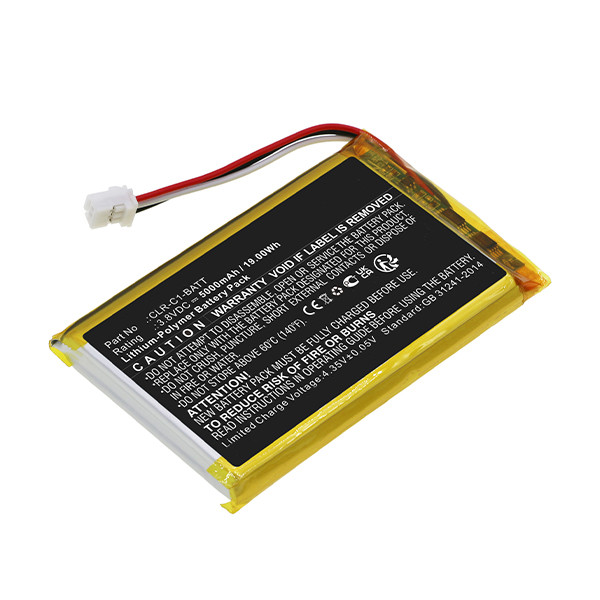 ClareOne CLR-C1-BATT accu (3.8 V, 5000 mAh, 123accu huismerk)  ACL00098 - 1