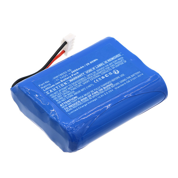 Clarke-Tech HW18650-3S accu (11.1 V, 2600 mAh, 123accu huismerk)  ACL00100 - 1