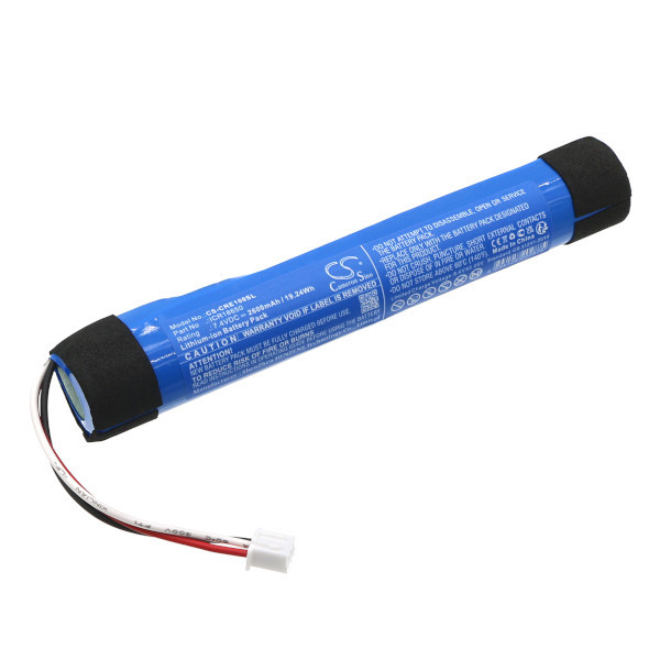 Cleer ICR18650 accu (2600 mAh, 123accu huismerk)  ACL00101 - 1