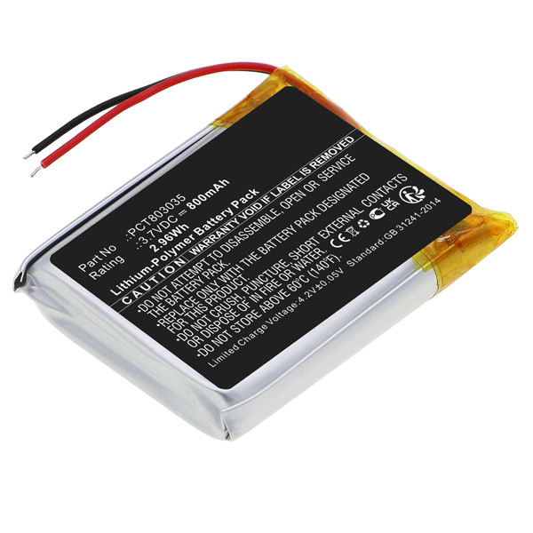 Cleer PCT803035 accu (800 mAh, 123accu huismerk)  ACL00097 - 1